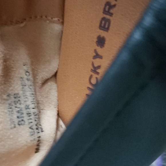 Lucky brand leather ballet flats sz 8M - Picture 6 of 6